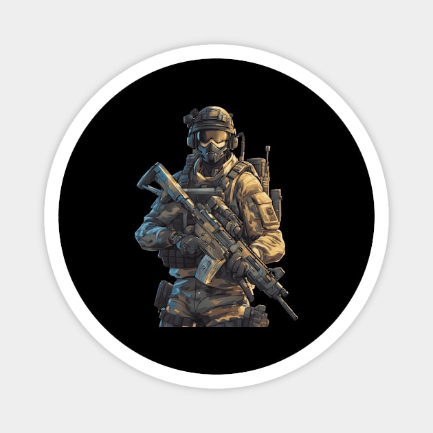 Special Forces Military Unit Magnet by animegirlnft